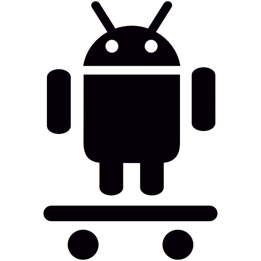 Android, On, Skateboard Icon Free Of Android Collection Filled