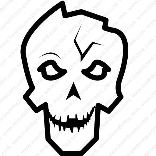 Download Skull,skeleton,halloween,dead Icon Inventicons