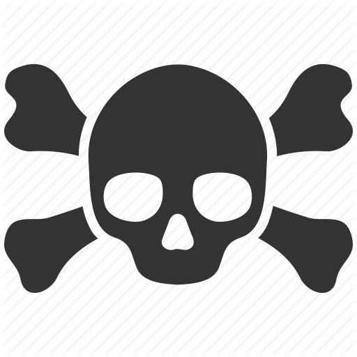 Danger, Dead, Death, Evil, Poison, Skeleton, Skull Icon