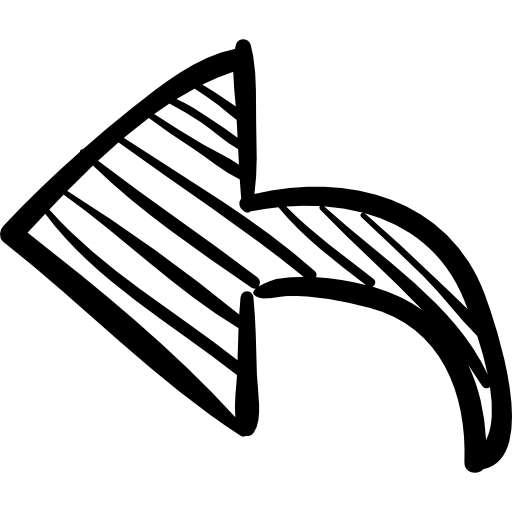 Left Arrow Sketch Icons Free Download