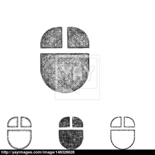 Wireless Mouse Icon Set