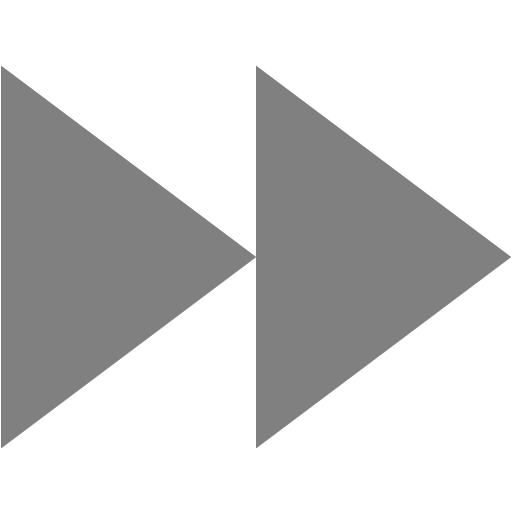 Gray Media Skip Forward Icon