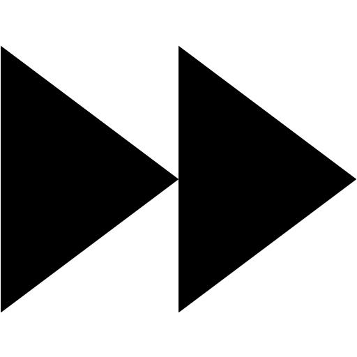 Black Media Skip Forward Icon