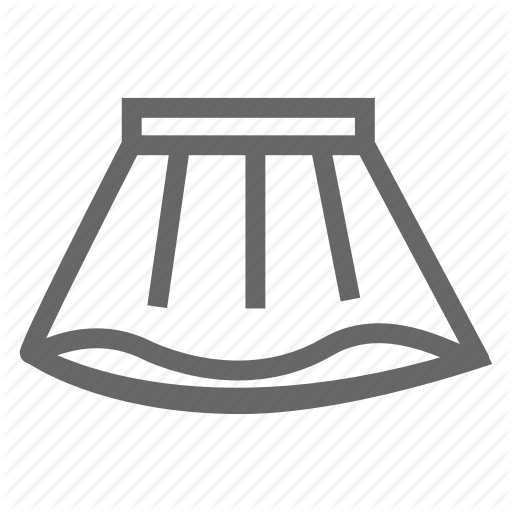 Cloth, Clothing, Fashion, Mini, Skirt Icon