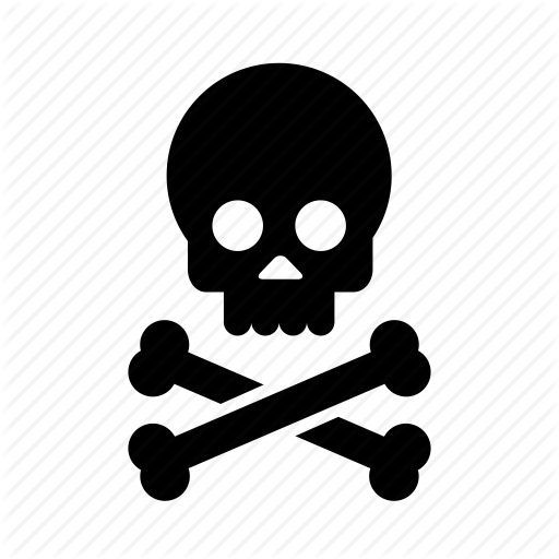 Bones, Danger, Hazard, Skull Icon