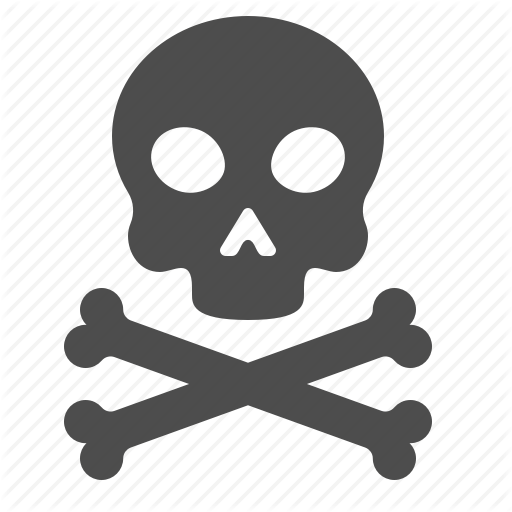 Bones, Crossbones, Death, Skeleton, Skull Icon