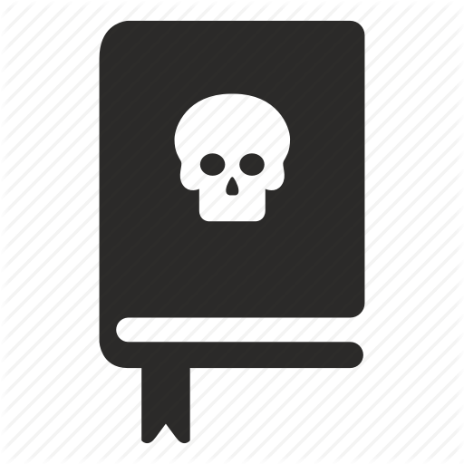 Book, Death, Head, Skull Icon