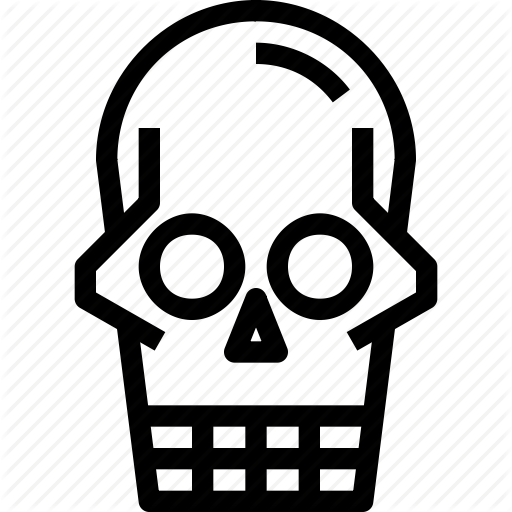 Death, Halloween, Scary, Skull Icon
