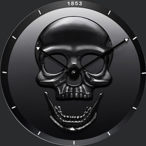 Lige Skull Black For Huawei Watch