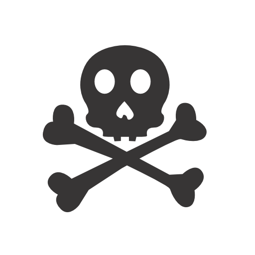 Spooky, Skull, Crossbones Icon