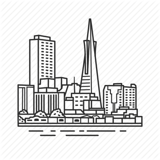 Building, California, City, Famous City, Famous Skyline, San