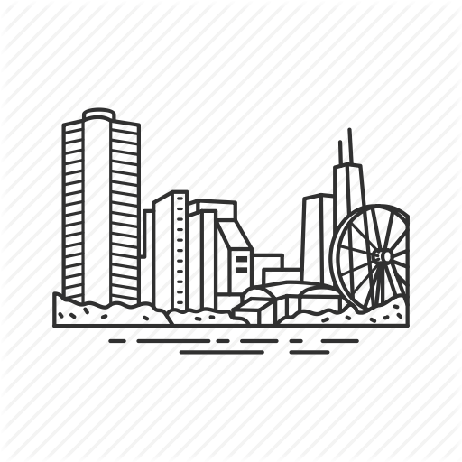 Building, Chicago, City, Famous City, Famous Skyline, Illinois