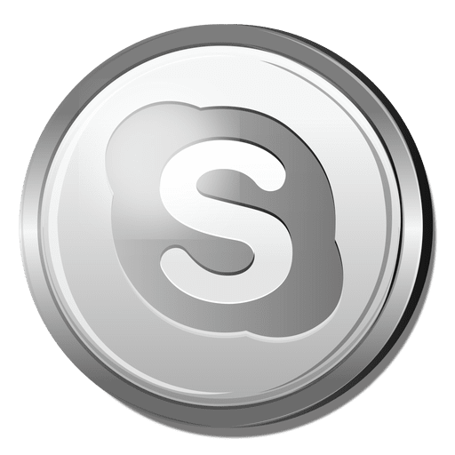 Skype Silver Icon