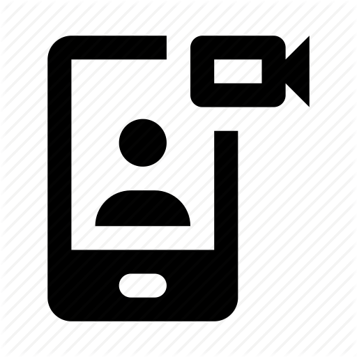 Chat, Communication, Device, Skype Call, Smartphone, Video Icon