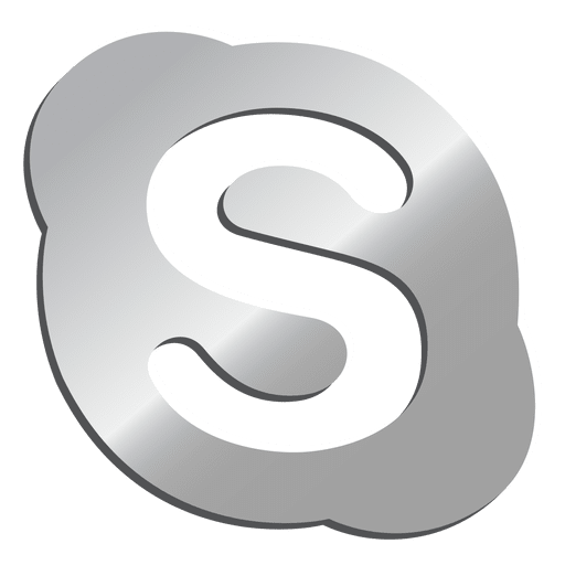 Skype Silver Icon