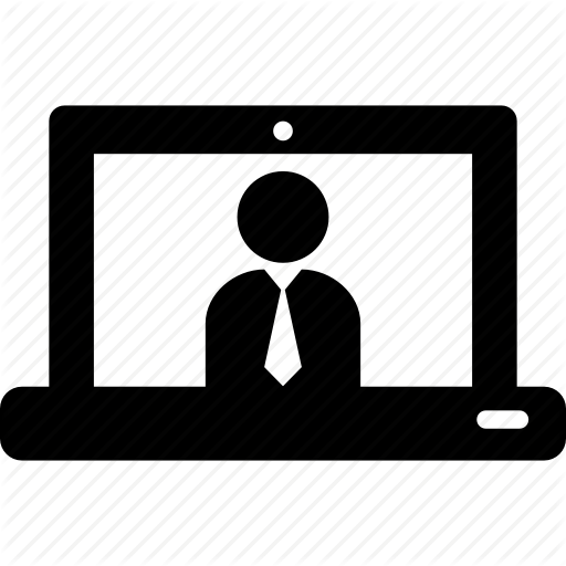 Call, Chat, Laptop, Notebook, Skype, Video Icon