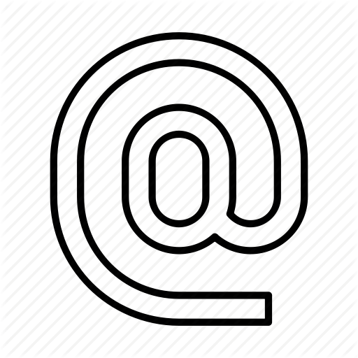 At, Internet, Slack, Twitter, Web Icon