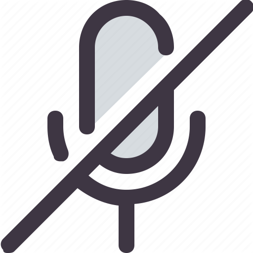 Microphone, Record, Slash Icon