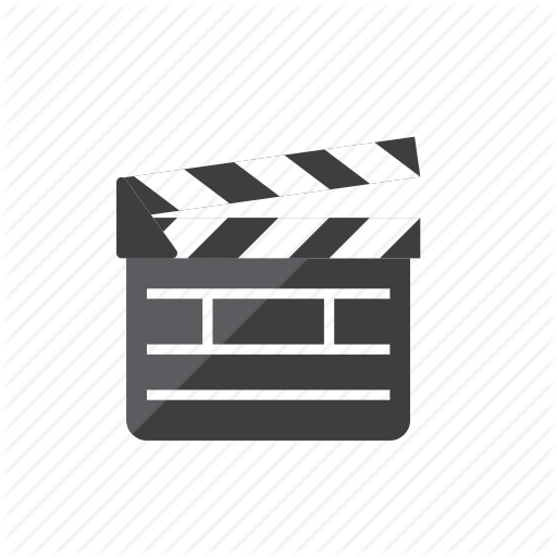 Movie, Slate Icon