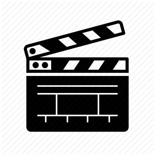 Clapperboard, Movie, Slate, Theater Icon
