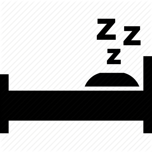 Bed, Bedtime, Relaxing, Rest, Sleeping Icon