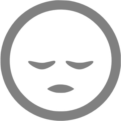 Gray Sleeping Icon