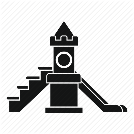 Fun, Outdoor, Park, Play, Playground, Slide, Slider Icon