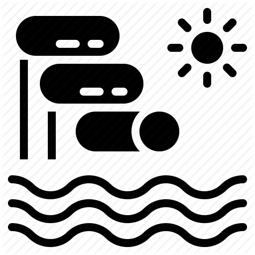 Amusement, Fun, Park, Slide, Water Icon
