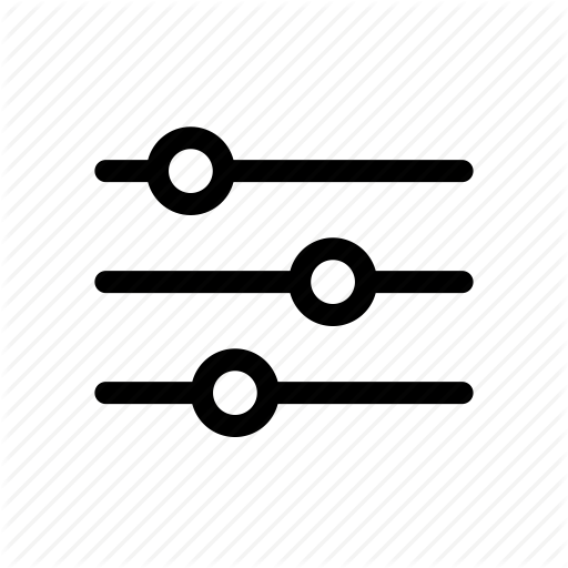 Audio, Configuration, Control, Music, Options, Settings, Sliders Icon