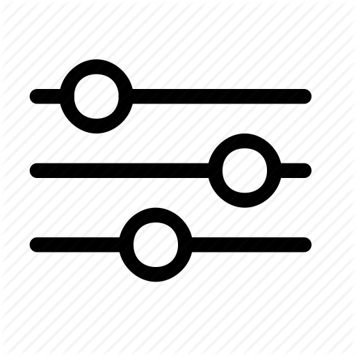 Configuration, Edit, Filter, Options, Preferences, Settings