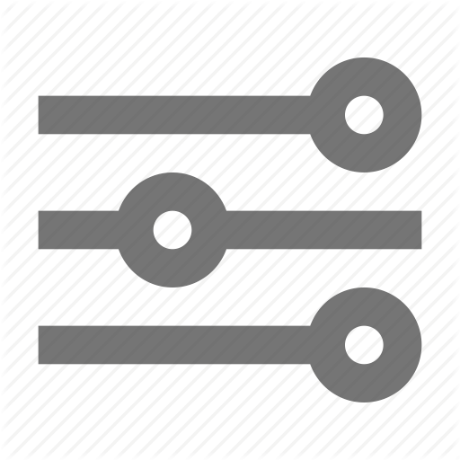 Control, Left, Line, Menu, Right, Settings, Slider, Sliders Icon
