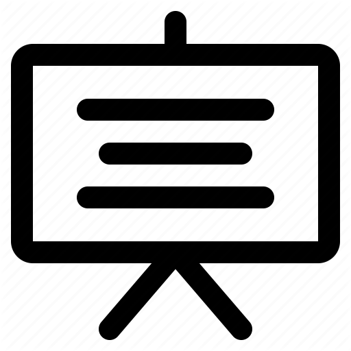 Board, Meeting, Presentation, Slides, Slideshow Icon