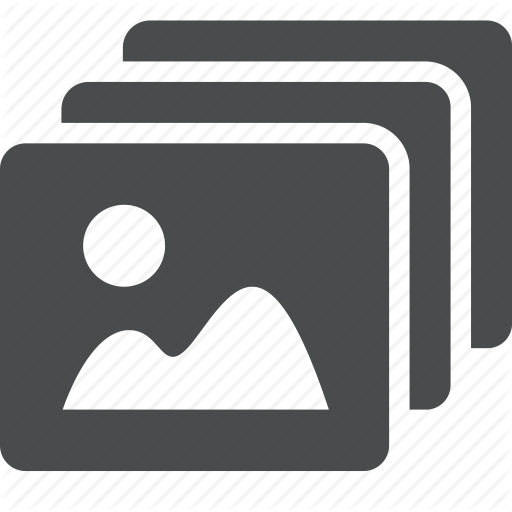 Gallery, Images, Media, Multiple, Photos, Pictures, Slideshow Icon