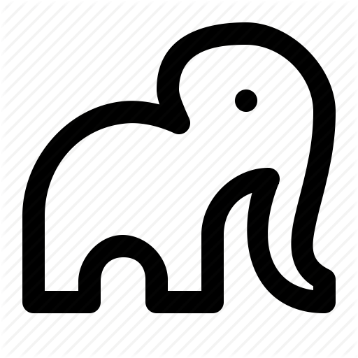 Animal, Cute, Elephant, Zoo Icon