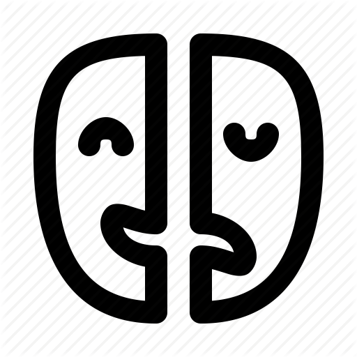 Mask, People, Sad, Smlile Icon
