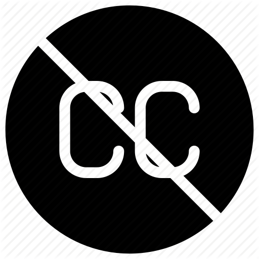 Cc, Commons, Creative, Free, No, Publication Icon