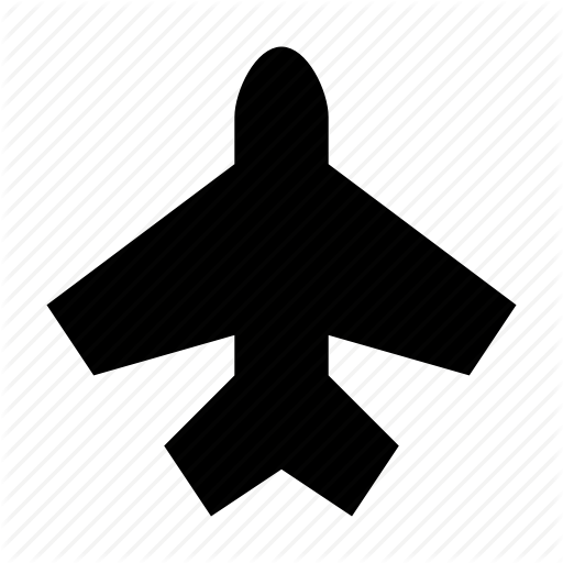 Airplane, Airport, Fly, Plane, Transport, Vacation Icon