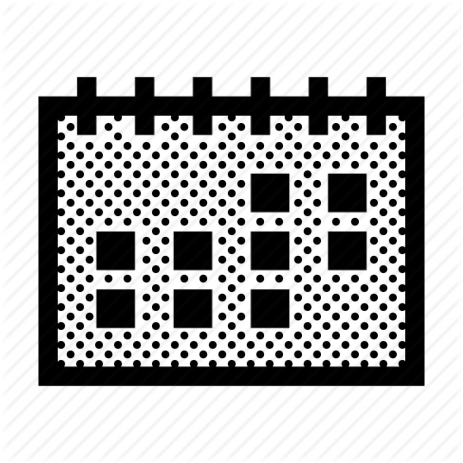 Calendar, Grid, Month, Year Icon