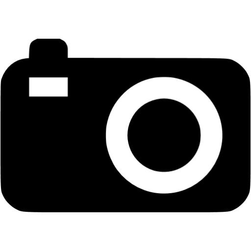 Black Compact Camera Icon