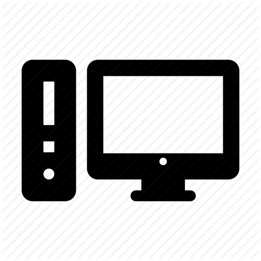 Computer, Desktop, Device, Internet, Monitor, Tower, Work Icon