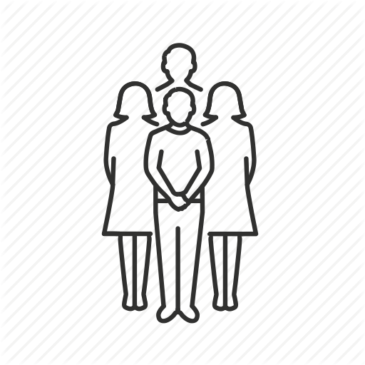 Audience, Avatar, Group, Male Leader, Mixed Gender, Small Team Icon