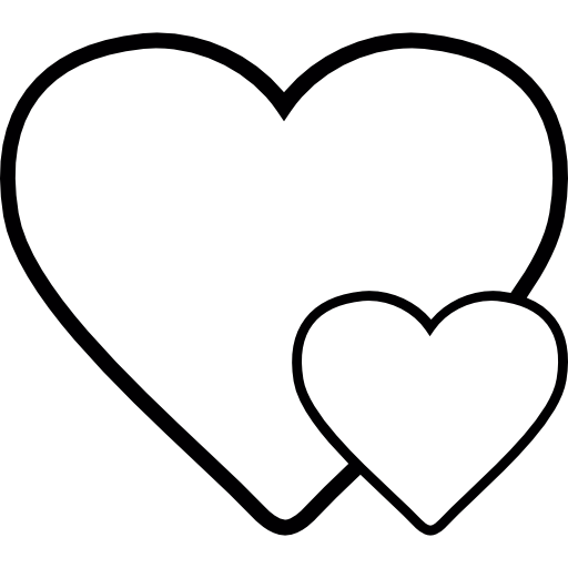 Heart Big And Small Icons Free Download