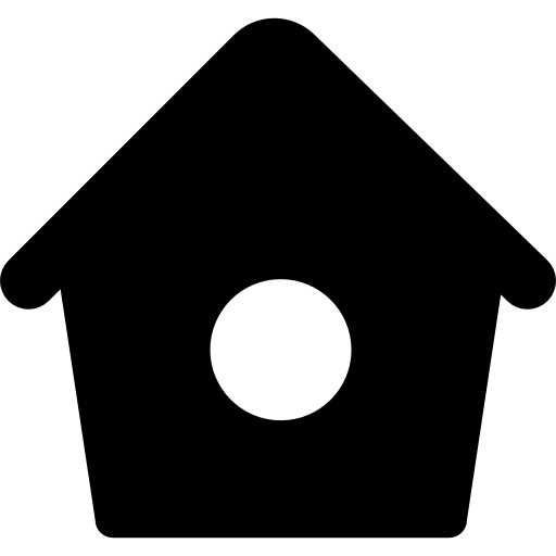 Bird Home With Small Hole Icons Free Download