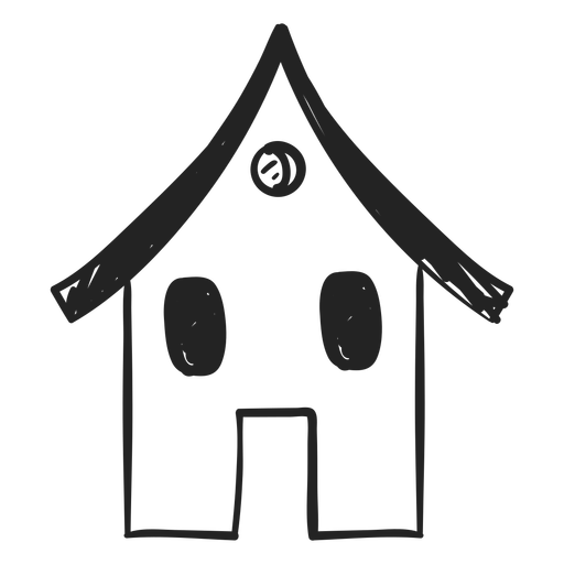 Small House Hand Drawn Icon
