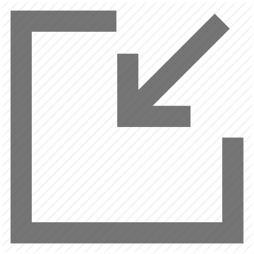 Arrow, Decrease, Line, Material, Minimize, Small Icon