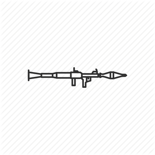 Bazooka, Firearms, Gun, Missle, Rocket Launcher, Rpg, Weapons Icon