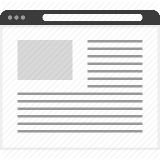 Frame, Layout, Net, Picture, Small, Top, Website Icon