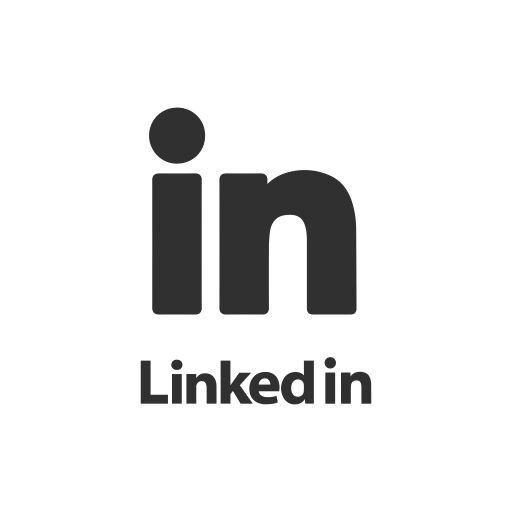 Linkedin Glyph Black Icon