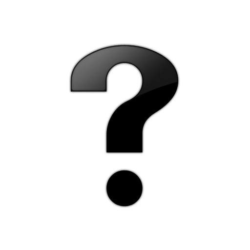 Black Icon Question Mark Image