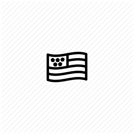 Day, Flag, Independence, Small, Thanksgiving, Tiny, Usa Icon